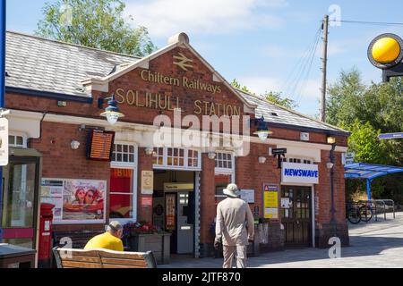 Solihull Railway Station Stock Photo