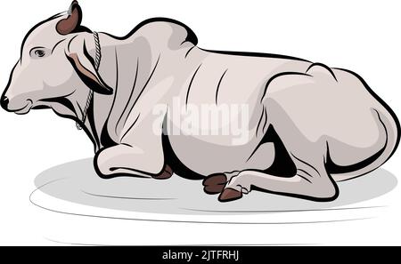 An illustration of a cow images, stock photos and vectors Stock Vector ...