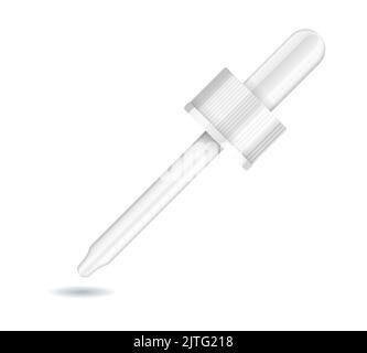 Vaccination - Dropper Mockup - Stock Illustration as EPS 10 File Stock Vector