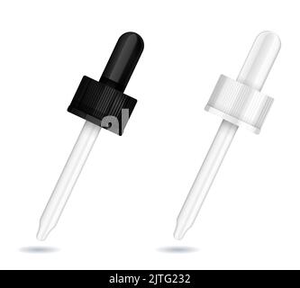 Vaccination - Dropper Mockup - Stock Illustration as EPS 10 File Stock Vector