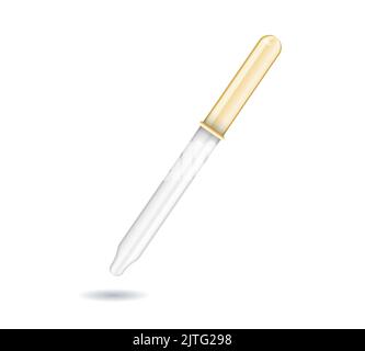 Vaccination - Dropper Mockup - Stock Illustration as EPS 10 File Stock Vector