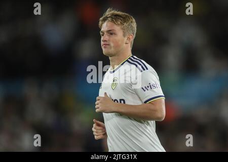 Joe Gelhardt #30 of Leeds United during the Premier League match Leeds United vs Everton at Elland Road in Leeds, UK. 30th Aug, 2022. in Leeds, United Kingdom on 8/30/2022. (Photo by James Heaton/News Images/Sipa USA) Credit: Sipa USA/Alamy Live News Stock Photo
