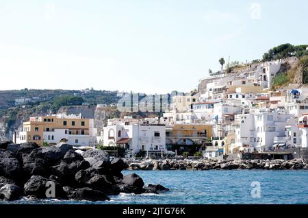 Sant 'Angelo d'Ischia is one of the most fascinating villages of the island of Ischia (Italy, Naples) is an ancient and characteristic fishing village Stock Photo