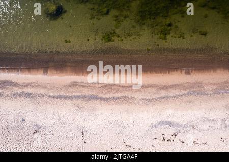Beach and waterline background patterns Stock Photo