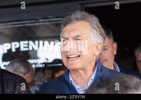 Buenos Aires, Argentina. 30th Aug, 2022. The former President of the Nation Mauricio Macri was present at the meeting of his political space Republican Proposal (PRO) (Photo by Esteban Osorio/Pacific Press) Credit: Pacific Press Media Production Corp./Alamy Live News Stock Photo