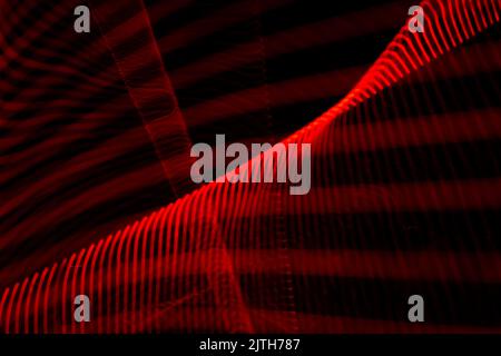 3D illustration or 3D rendering. Abstract patterns formed by lines and points. Abstract background for designers. Stock Photo