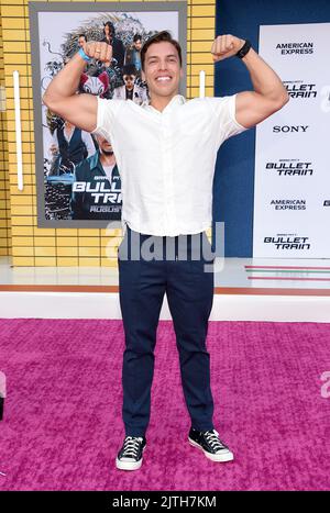 Joseph Baena arriving at the Los Angeles premiere of 'Bullet Train' held at the Regency Village Theatre in Westwood, CA on August 1, 2022. © OConnor / AFF-USA.com Stock Photo