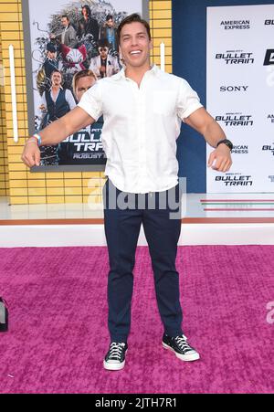 Joseph Baena arriving to the Los Angeles premiere of 'Bullet Train' held at the Regency Village Theatre in Westwood, CA on August 1, 2022. © OConnor / AFF-USA.com Stock Photo