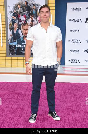 Joseph Baena arriving to the Los Angeles premiere of 'Bullet Train' held at the Regency Village Theatre in Westwood, CA on August 1, 2022. © OConnor / AFF-USA.com Stock Photo