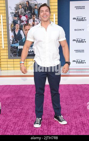 Joseph Baena arriving to the Los Angeles premiere of 'Bullet Train' held at the Regency Village Theatre in Westwood, CA on August 1, 2022. © OConnor / AFF-USA.com Stock Photo