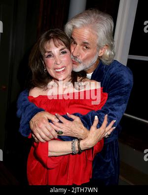 Kate Linder and Christian LeBlanc attending 'Cat On A Hot Tin Roof' Opening Night held at the Theatre At St Clements on July 24, 2022 in New York City, NY ©Steven Bergman/AFF-USA.COM Stock Photo