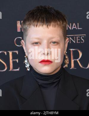 Emma D'Arcy arriving to HBO’s ‘House of the Dragon’ Premiere at the