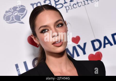 Claudia Sulewski arriving to the ‘I Love My Dad’ Los Angeles Premiere at LArgo at the Coronet on August 04, 2022 in Los Angeles, CA. © OConnor/AFF-USA.com Stock Photo