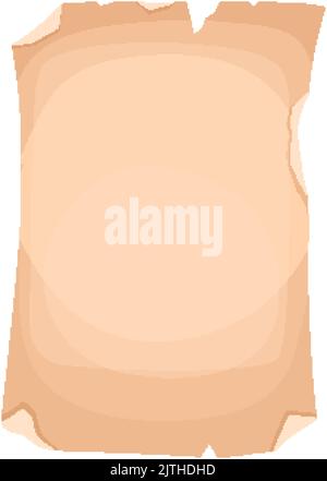 ancient parchment cartoon vector illustration Stock Vector