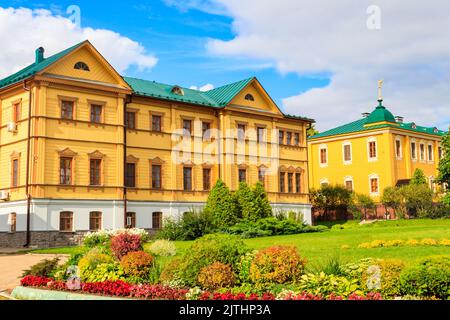 Holy Trinity-Saint Seraphim-Diveyevo convent in Diveyevo, Russia Stock Photo
