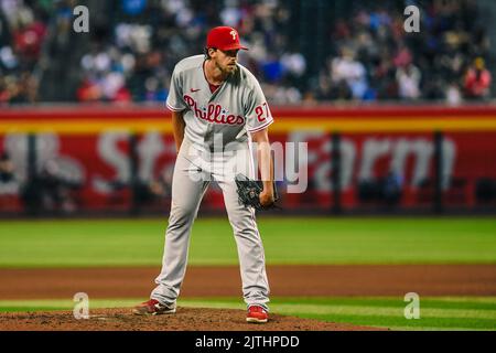 June19 2021 San Francisco CA, U.S.A. The Phillies starting pitcher Aaron  Nola (27) on the mound during MLB game between the Philadelphia Phillies  and San Francisco Giants, the Phillies won 13-6 at