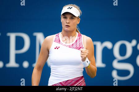 New York, United States. 30th Aug, 2022. Dayana Yastremska of Ukraine during the first round of the US Open 2022, Grand Slam tennis tournament on August 29, 2022 at USTA National Tennis Center in New York, United States - Photo: Rob Prange/DPPI/LiveMedia Credit: Independent Photo Agency/Alamy Live News Stock Photo