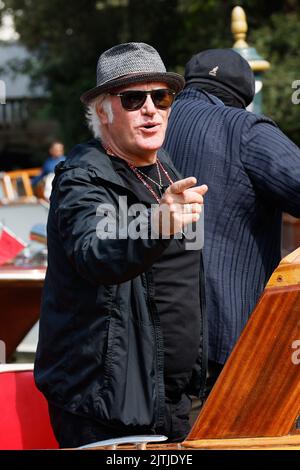 Venice, Italy. 31st Aug, 2022. Nick Curran arrives to Excelsior Hotel peer during the 79th Venice International Film Festival, on August 31, 2022 in Venice, Italy. Photo by Marco Piovanotto/ABACAPRESS.COM Credit: Abaca Press/Alamy Live News Stock Photo