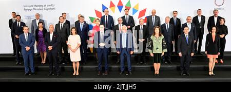 Prague, Czech Republic. 31st Aug, 2022. The Foreign Ministers attend final day of informal meeting of EU diplomacy heads in Prague, Czech Republic, August 31, 2022. Credit: Katerina Sulova/CTK Photo/Alamy Live News Stock Photo