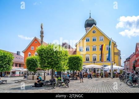 Church Immenstadt im Allgaeu, Bavaria, Germany Stock Photo