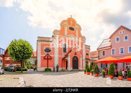 Market, Immenstadt im Allgaeu, Bavaria, Germany Stock Photo