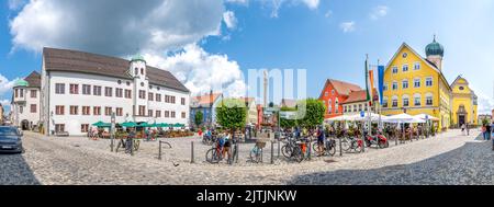 Market, Immenstadt im Allgaeu, Bavaria, Germany Stock Photo