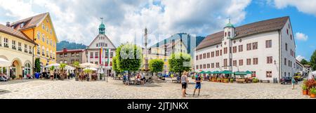 Market, Immenstadt im Allgaeu, Bavaria, Germany Stock Photo