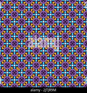 Multi color seamless pattern texture and template. Multicolored. Colorful ornamental graphic design. Colored mosaic ornaments. Vector illustration. EP Stock Vector