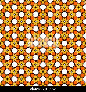 Multi color seamless pattern texture and template. Multicolored. Colorful ornamental graphic design. Colored mosaic ornaments. Vector illustration. EP Stock Vector