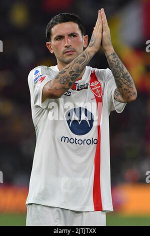 Rome, Italy. 30th Aug, 2022. Stefano Sensi of Monza during football Serie A Match, Stadio Olimpico, As Roma v Monza, 30th August 2022 (Photo by AllShotLive/Sipa USA) Credit: Sipa USA/Alamy Live News Stock Photo