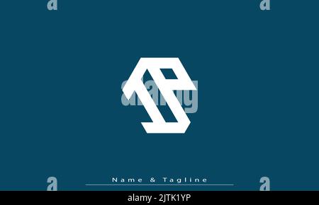 Alphabet letters Initials Monogram logo IP , PI Stock Vector