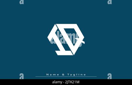 Alphabet letters Initials Monogram logo IQ , QI Stock Vector