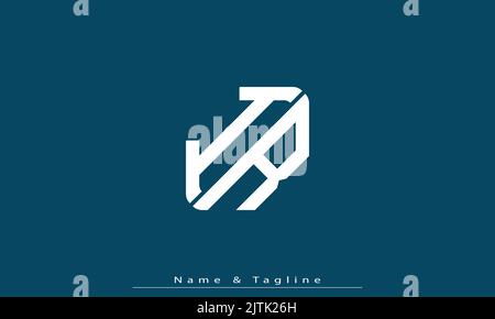 Alphabet letters Initials Monogram logo IR , RI Stock Vector
