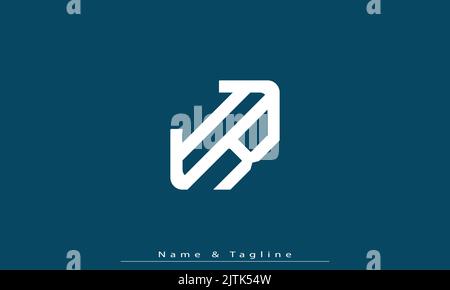 Alphabet letters Initials Monogram logo IR , RI Stock Vector