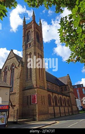 St Marys Shrine , Catholic Church, Smith St, Buttermarket St, Warrington, Cheshire, UK, WA1 2NS Stock Photo