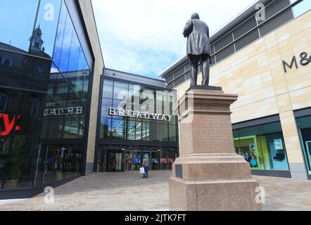 Broadway shopping centre, in the City of Bradford, West Yorkshire Stock Photo