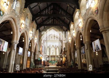 Bradford Cathedral of St Peter, a hidden gem in the city, in West Yorkshire, UK Stock Photo