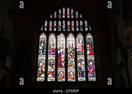 Bradford Cathedral of St Peter, a hidden gem in the city, in West Yorkshire, UK Stock Photo