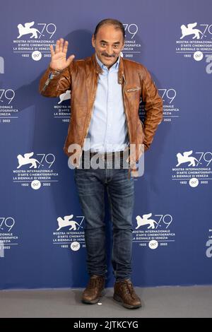 Lido Di Venezia, Italy. 31st Aug, 2022. Salvatore Striano attends photocall for 'Princess' at the 79th Venice International Film Festival on August 31, 2022 in Venice, Italy. © Photo: Cinzia Camela. Credit: Independent Photo Agency/Alamy Live News Stock Photo