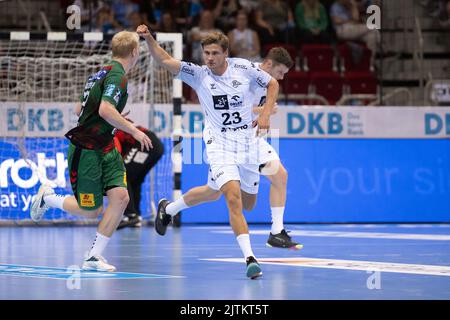 Duesseldorf, Germany. 31st Aug, 2022. Handball: DHB Supercup, SC ...