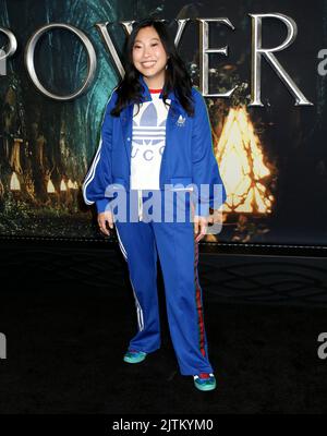 Awkwafina attending 'The Lord of The Rings: The Rings of Power' New York Screening held at Alice Tully Hall on August 23, 2022 in New York City, NY ©Steven Bergman/AFF-USA.COM Stock Photo