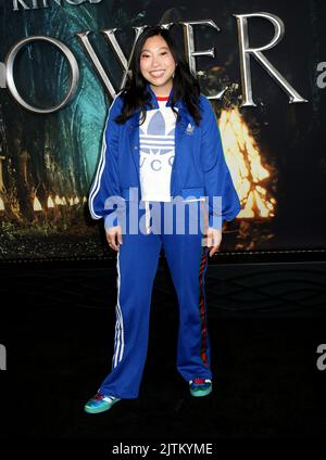 Awkwafina attending 'The Lord of The Rings: The Rings of Power' New York Screening held at Alice Tully Hall on August 23, 2022 in New York City, NY ©Steven Bergman/AFF-USA.COM Stock Photo