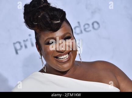 Sophia Nomvete arriving to "The Lord of the Rings: The Rings of Power