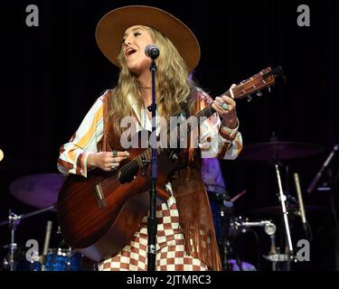 Lainey Wilson at the Marty Stuart Late Night Jam held at the Ryman Auditorium on June 8, 2022,  in Nashville, TN. © Curtis Hilbun / AFF-USA.com Stock Photo