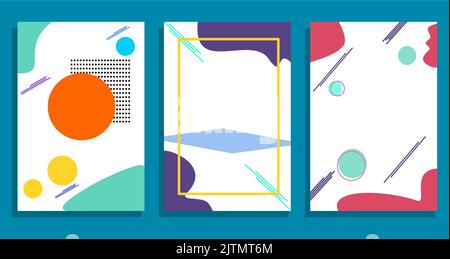 abstract background poster design. Stock Vector