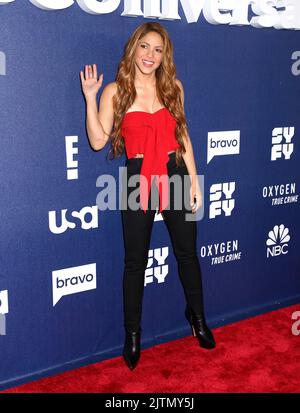 Shakira attending the NBCUniversal 2022 Upfront held at The Mandarin Oriental Hotel on May 16, 2022 in New York City, NY ©Steven Bergman/AFF-USA.COM Stock Photo