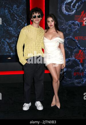 Jack Dylan Grazer and Morgan Choen attending the 'Stranger Things' Season 4 World Premiere held at Netflix Studios on May 14, 2022 in Brooklyn, NY ©Steven Bergman/AFF-USA.COM Stock Photo