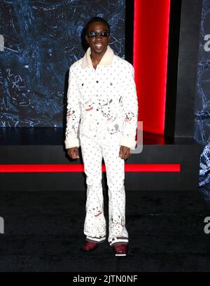 Caleb McLaughlin attending the 'Stranger Things' Season 4 World Premiere held at Netflix Studios on May 14, 2022 in Brooklyn, NY ©Steven Bergman/AFF-USA.COM Stock Photo