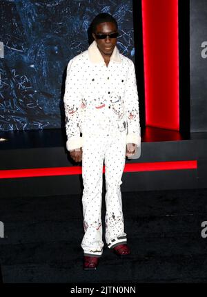 Caleb McLaughlin attending the 'Stranger Things' Season 4 World Premiere held at Netflix Studios on May 14, 2022 in Brooklyn, NY ©Steven Bergman/AFF-USA.COM Stock Photo