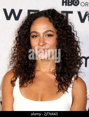 NEW YORK, NEW YORK - JUNE 21: Aurora Perrineau attends HBO's "Westworld
